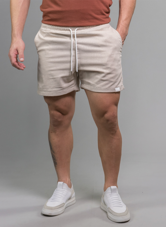 Linen Shorts Sand - Belmond